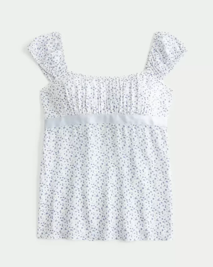 Kolay Saten Bağlamalı Babydoll Üst Kolay Saten Bağlamalı Babydoll Üst