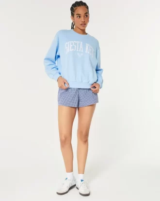 Kolay Siesta Key Grafikli Mürettebat Sweatshirt