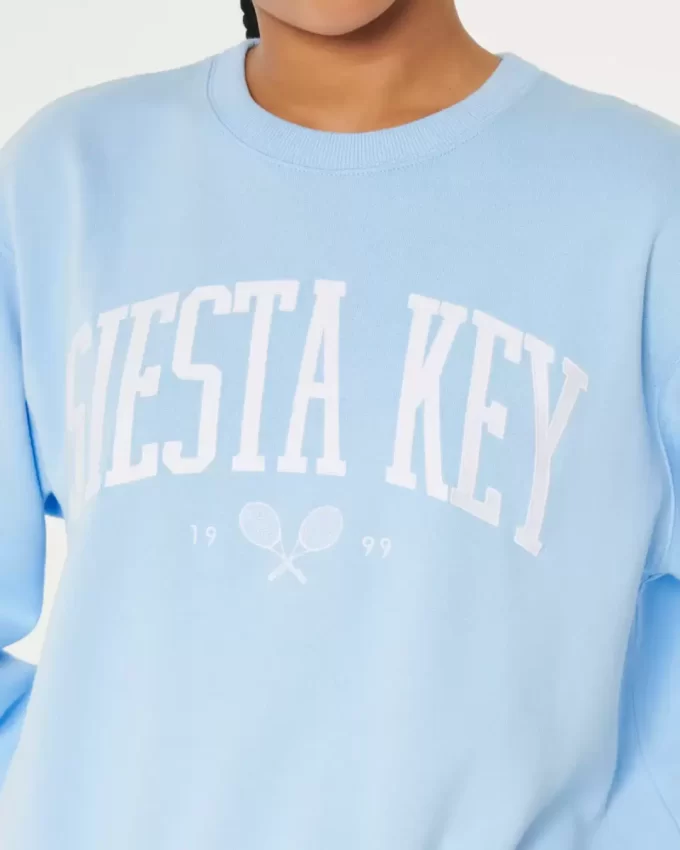 Kolay Siesta Key Grafikli Mürettebat Sweatshirt Kolay Siesta Key Grafikli Mürettebat Sweatshirt