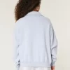 Kolay Tenis Grafikli Yarım Fermuarlı Sweatshirt