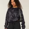 Kolay Tie-Dye Desenli Mürettebat Sweatshirt