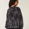 Kolay Tie-Dye Desenli Mürettebat Sweatshirt
