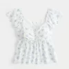 Kolay Uçuşan Kollu Babydoll Üst Kolay Uçuşan Kollu Babydoll Üst