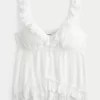 Kolay Volanlı Babydoll Üst