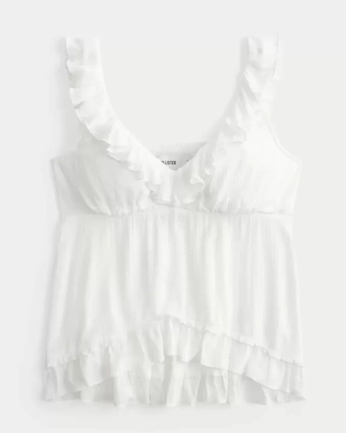Kolay Volanlı Babydoll Üst