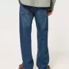 Koyu Yıkama Bol Pantolon