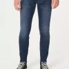 Koyu Yıkama Süper Dar Kot Pantolon