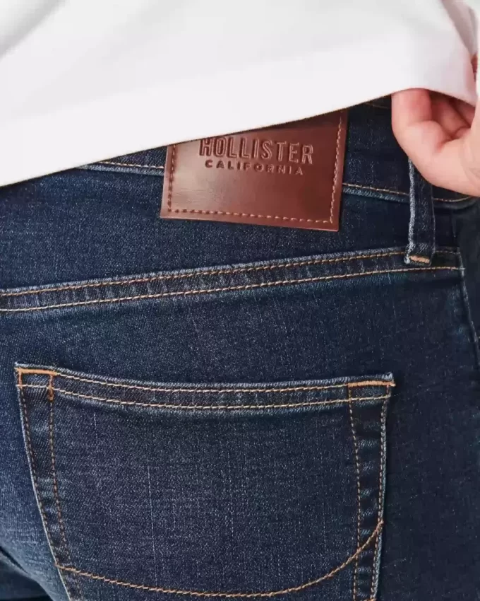 Koyu Yıkama Süper Dar Kot Pantolon