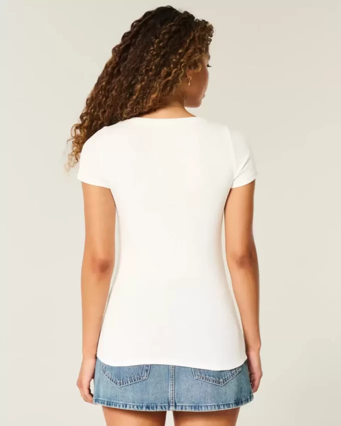 Kısa Kollu Henley Kısa Kollu Henley