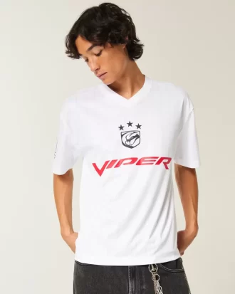 Kutu Şeklinde Dodge Viper Grafik Futbol Forması