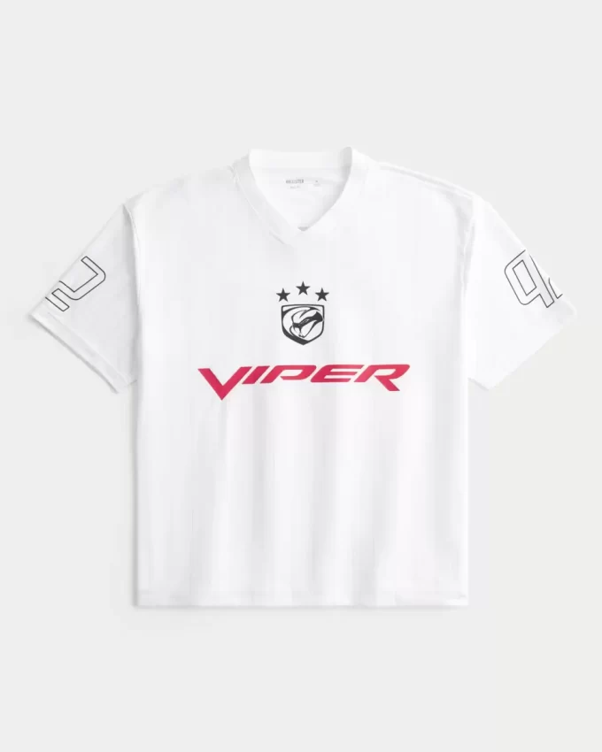 Kutu Şeklinde Dodge Viper Grafik Futbol Forması