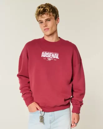 Kutu Gibi Arsenal FC Grafikli Mürettebat Sweatshirt’ü