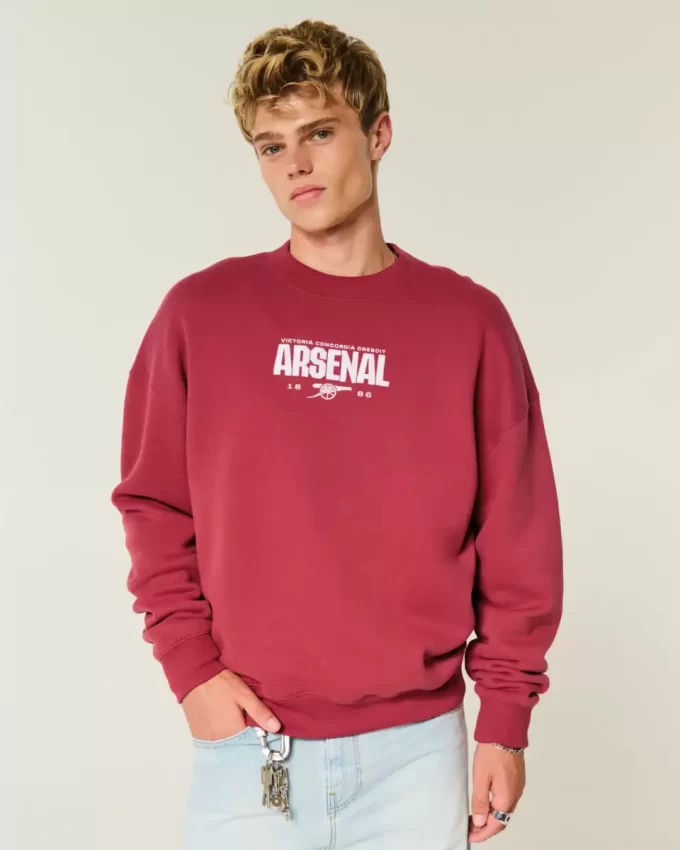 Kutu Gibi Arsenal FC Grafikli Mürettebat Sweatshirt’ü