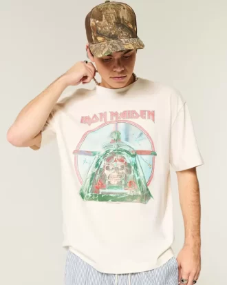 Kutu Gibi Iron Maiden Grafik Tişört