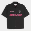 Kutu Gibi Kısa Kollu Dodge Hellcat Grafik Gömlek