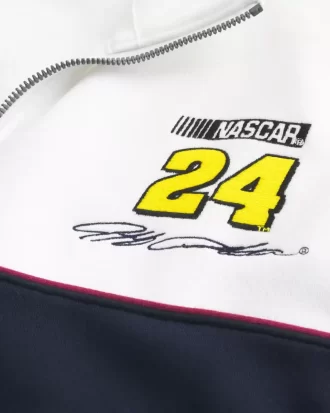 Kutu Gibi NASCAR Jeff Gordon Grafik Yarım Fermuarlı Sweatshirt