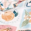 Kutu Keten Karışımlı Damga Desenli Gömlek