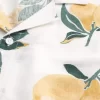 Kutu Keten Karışımlı Limon Desenli Gömlek