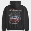 Kutulu Toyota Supra Grafik Kapüşonlu