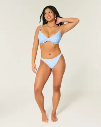 Kıvrımlı Balenli Derin Bikini Üstü