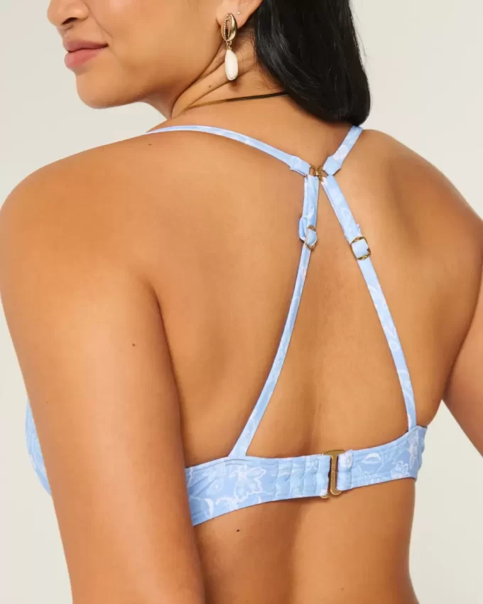 Kıvrımlı Balenli Derin Bikini Üstü Kıvrımlı Balenli Derin Bikini Üstü