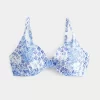 Kıvrımlı Derin Balenli Bikini Üstü