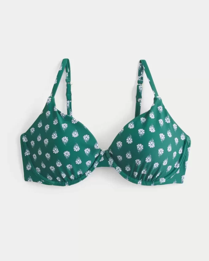 Kıvrımlı Derin Balenli Bikini Üstü Kıvrımlı Derin Balenli Bikini Üstü
