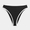 Kıvrımlı Yüksek Paçalı Yüksek Bel Ribanalı Şımarık Bikini Altı