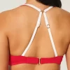 Kıvrımlı Yüksek Uçlu Kaburga Balenli Bikini Üstü Kıvrımlı Yüksek Uçlu Kaburga Balenli Bikini Üstü