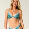 İşlemeli Dikişli Balenli Bikini Üstü