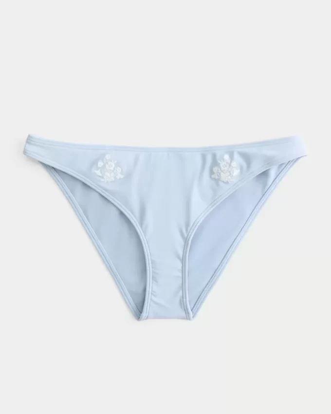 İşlemeli Düşük Bel Şımarık Bikini Altı