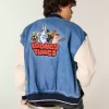 Looney Tunes Grafik Kot Ceket