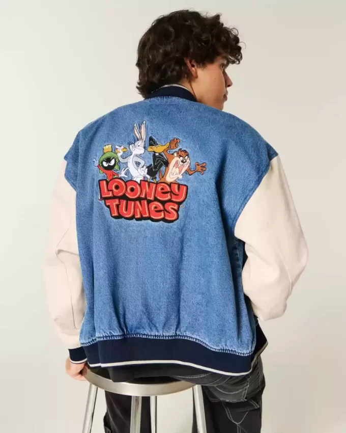 Looney Tunes Grafik Kot Ceket