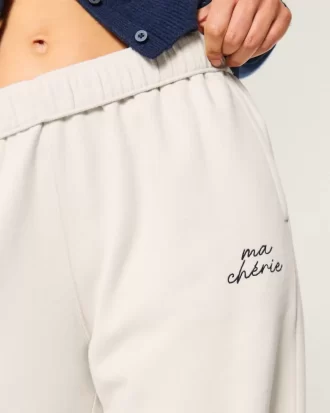 Ma Ch茅rie Graphic Geniş Paça Eşofman Altı