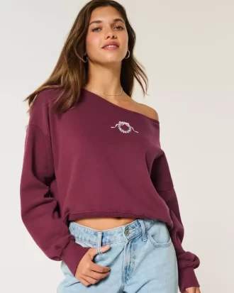 Mini Çelenk Grafik Sweatshirt
