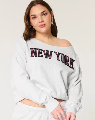 Mini New York Grafik Sweatshirt