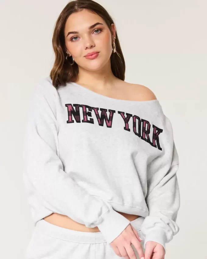 Mini New York Grafik Sweatshirt