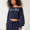 Mini Paris Grafik Sweatshirt Mini Paris Grafik Sweatshirt