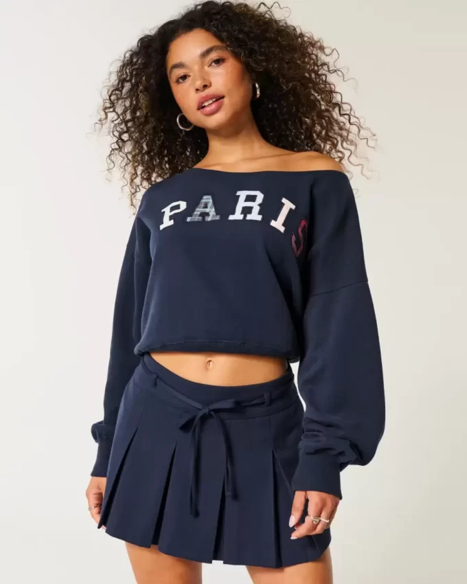 Mini Paris Grafik Sweatshirt Mini Paris Grafik Sweatshirt
