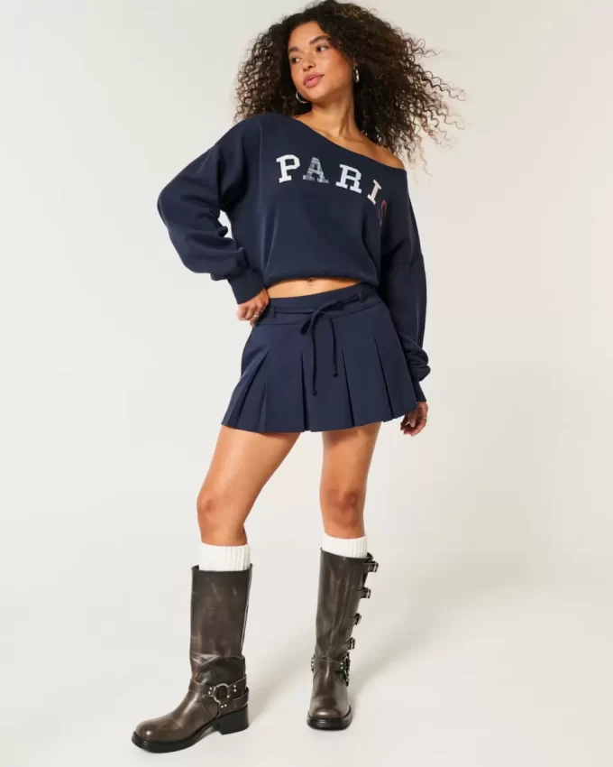 Mini Paris Grafik Sweatshirt Mini Paris Grafik Sweatshirt