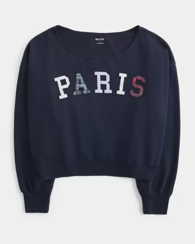 Mini Paris Grafik Sweatshirt Mini Paris Grafik Sweatshirt