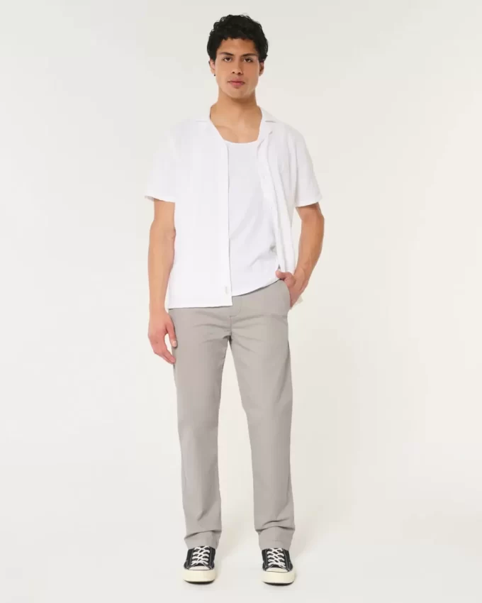 İnce Düz Chino Pantolon