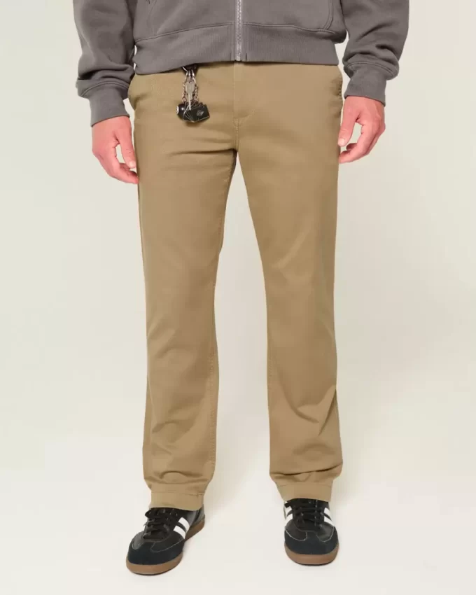 İnce Düz Chino Pantolon