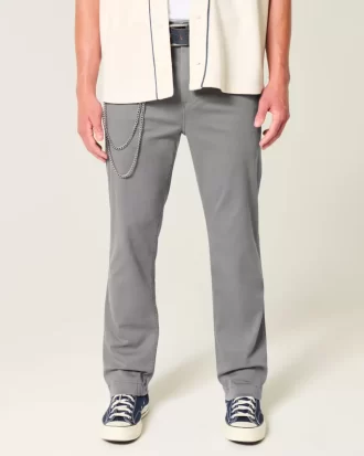 İnce Düz Chino Pantolon