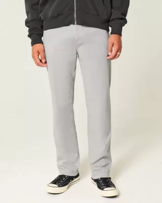 İnce Düz Chino Pantolon