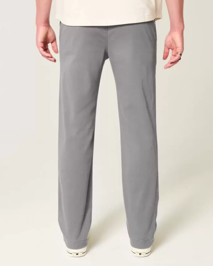 İnce Düz Chino Pantolon