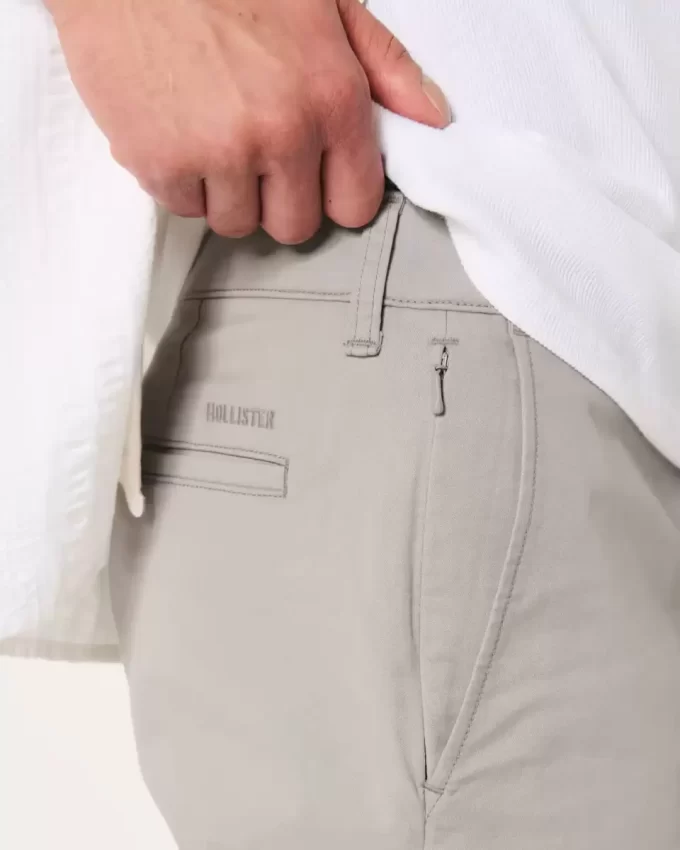 İnce Düz Chino Pantolon