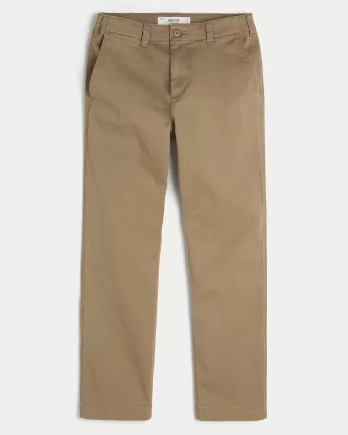 İnce Düz Chino Pantolon