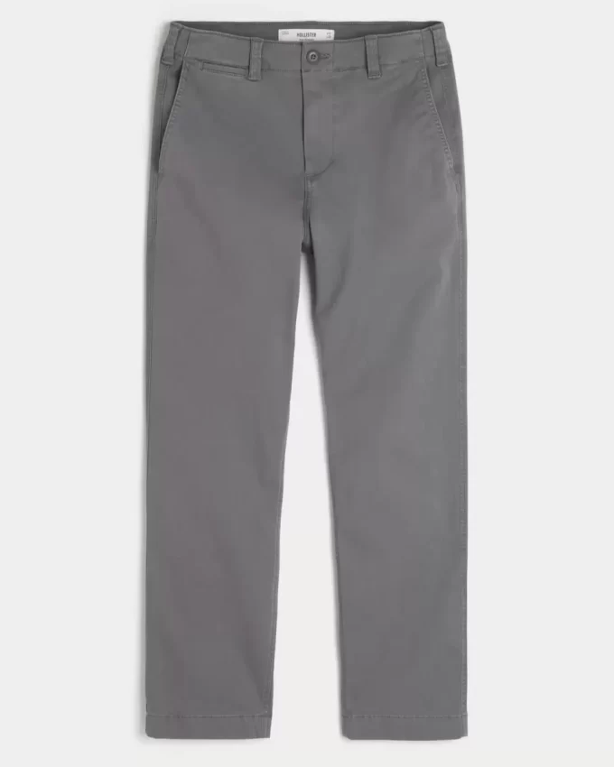 İnce Düz Chino Pantolon