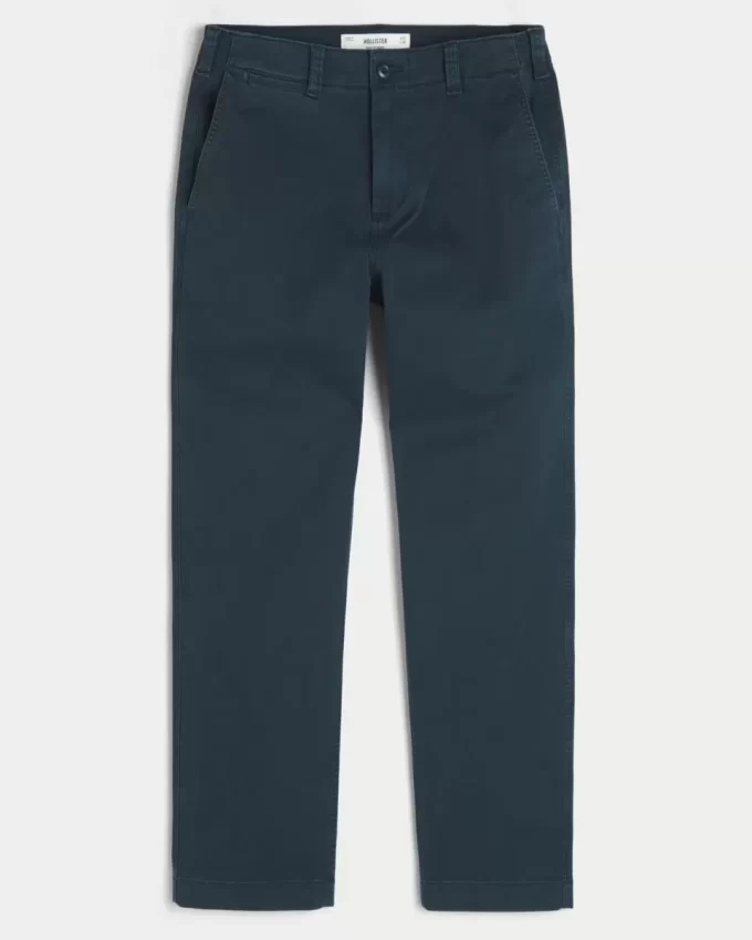 İnce Düz Chino Pantolon